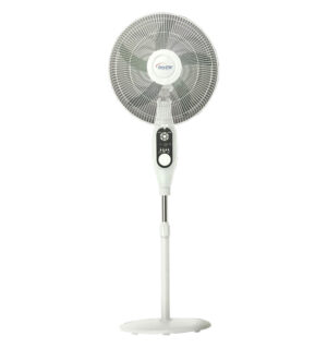 DWORLD 16 SOLAR FAN gBG 16" Solar Rechargeable Fan with Radio USB Light & Phone Charger