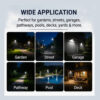 300W Solar Powered LED Flood Light with Remote Control