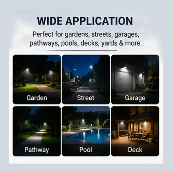 300W Solar Powered LED Flood Light with Remote Control