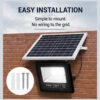 300W Solar Powered LED Flood Light with Remote Control