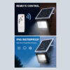 300W Solar Powered LED Flood Light with Remote Control
