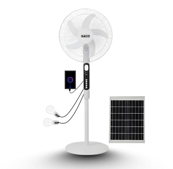 16" Solar Standing Fan - SACO