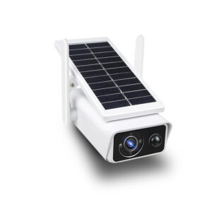Outdoor Solar Wireless Security Camera, Battery Powered, Waterproof IP66 PIR Motion Sensor