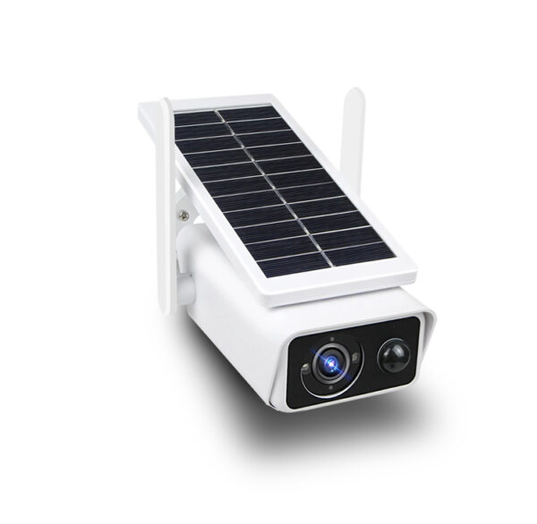 Outdoor Solar Wireless Security Camera, Battery Powered, Waterproof IP66 PIR Motion Sensor