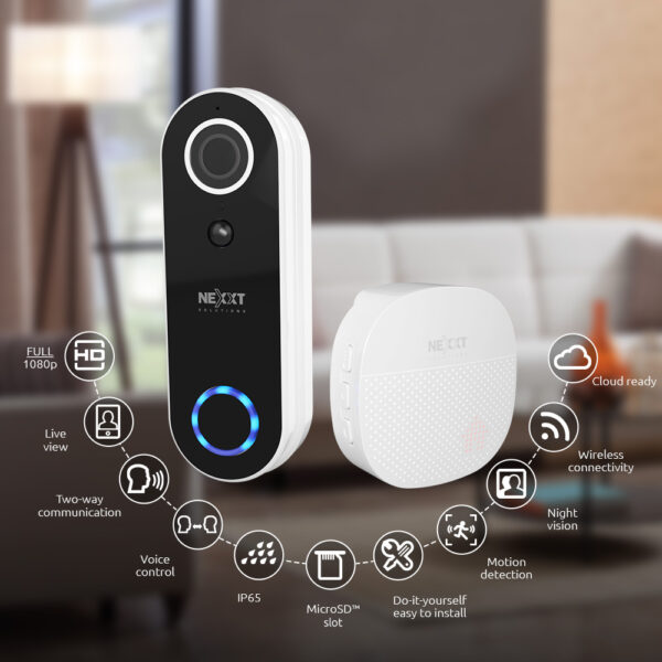 Smart Wi-Fi video doorbell