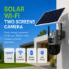 Solar PTZ Two (2) Screen Camera 6MP