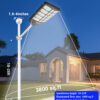 1200W2 1200W Solar Street Light Outdoor Motion Sensor Remote
