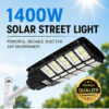 1400W Solar Street Light Outdoor Motion Sensor Remote