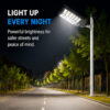 1400W Solar Street Light Outdoor Motion Sensor Remote