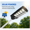 1400W Solar Street Light Outdoor Motion Sensor Remote