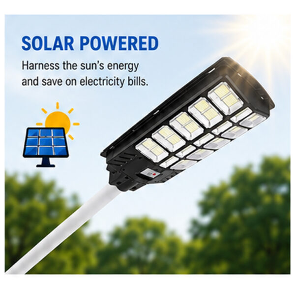 1400W Solar Street Light Outdoor Motion Sensor Remote