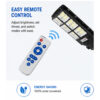 1400W Solar Street Light Outdoor Motion Sensor Remote